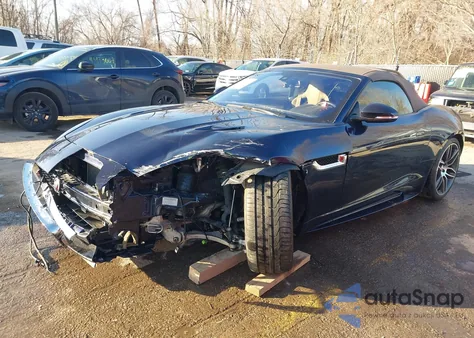 2017 Jaguar F-Type R из США, поврежденный, VIN SAJWJ6HL3HMK45552